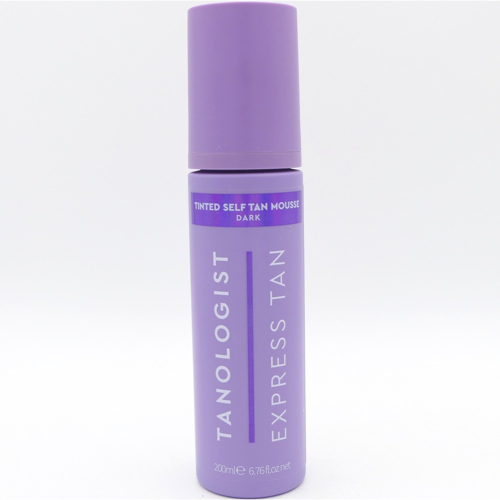 Tanologist Express Tan Tinted Self-Tan Mousse Dark 6.76 fl oz Bottle
